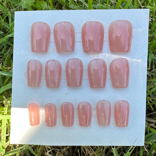 Natural Nude Press-On Nails – Universal Fit for All Skin Tones